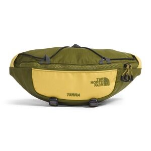 The North Face Terra Lumbar 3L in Forest Olive/Yellow Silt